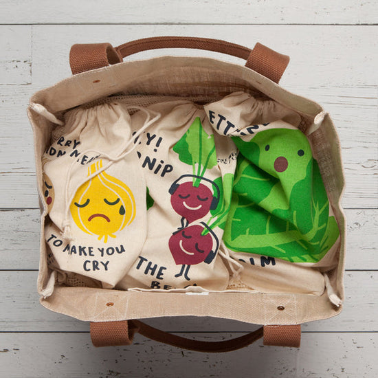 Le Marche Produce Bags - set/3 Funny Food