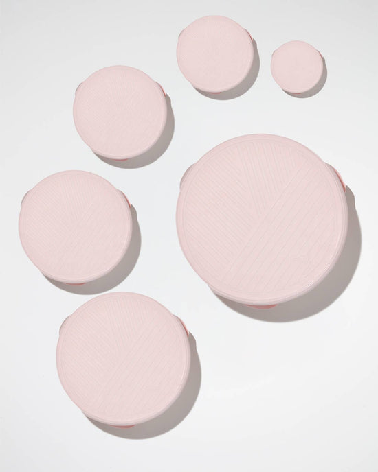 GIR Round Stretch Lid 6-Piece Set: Pink