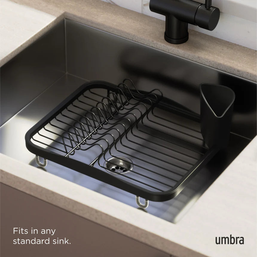 Umbra Sinkin Dish Rack - Black