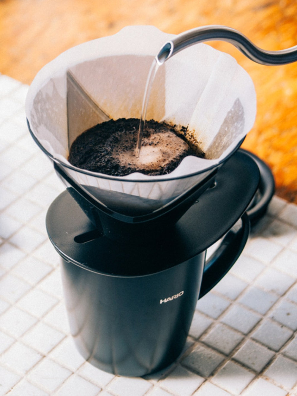 Hario V60-02 Mugen Dripper Set - Plastic
