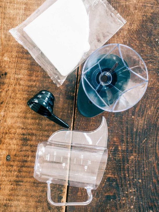 Hario V60-02 Mugen Dripper Set - Plastic