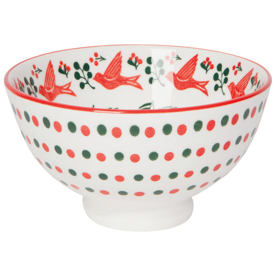 Bowl Stamped 4" - Winterberry