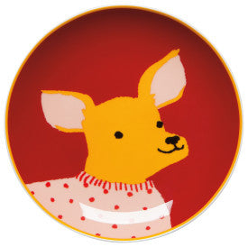 Appie Plates - Holiday Hounds Set/4
