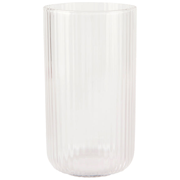 Tall Fluted Tumbler 17oz - Clear
