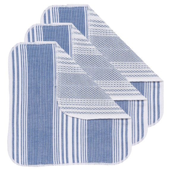 Dishcloth Set of 3 Scrub-it Royal