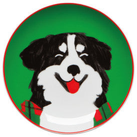 Appie Plates - Holiday Hounds Set/4