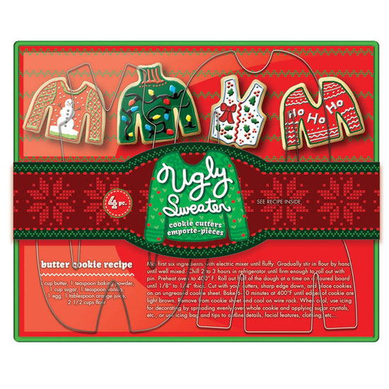 Ugly Sweater Cookie Cutter Set
