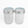 Jarware Sifter/Dispenser w/Lids Wide Mouth Set of 2