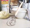 Danish Dough Whisk 12" - Wood Handle
