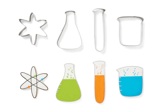Science cookie cutter set 4pc