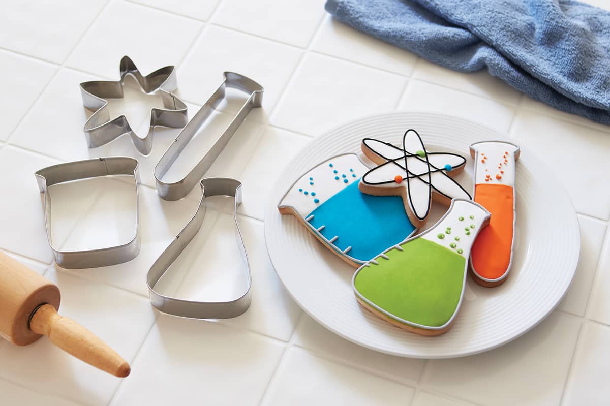 Science cookie cutter set 4pc