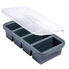Souper Cubes Freezing Tray - 1 Cup - Charcoal