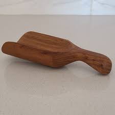 Teak Wood Salt Scoop