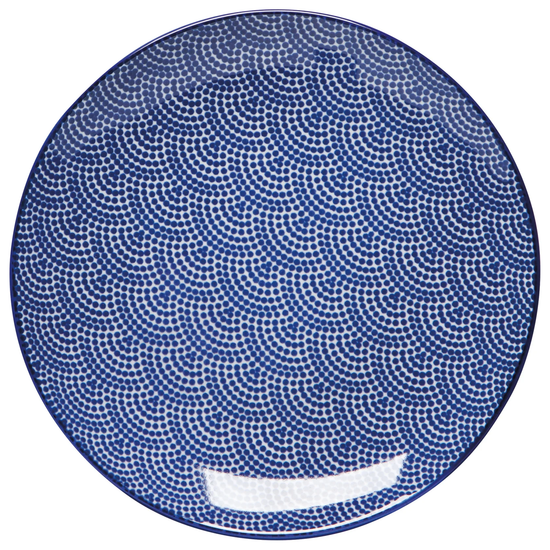 Appetizer Plate - Blue waves- 6in