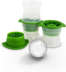 Golf Ball Ice Mold S/3 - Spring Green