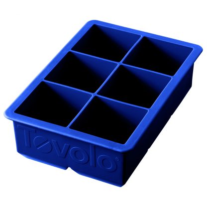TOVOLO® King Cube Silicone Ice Tray - Stratus Blue