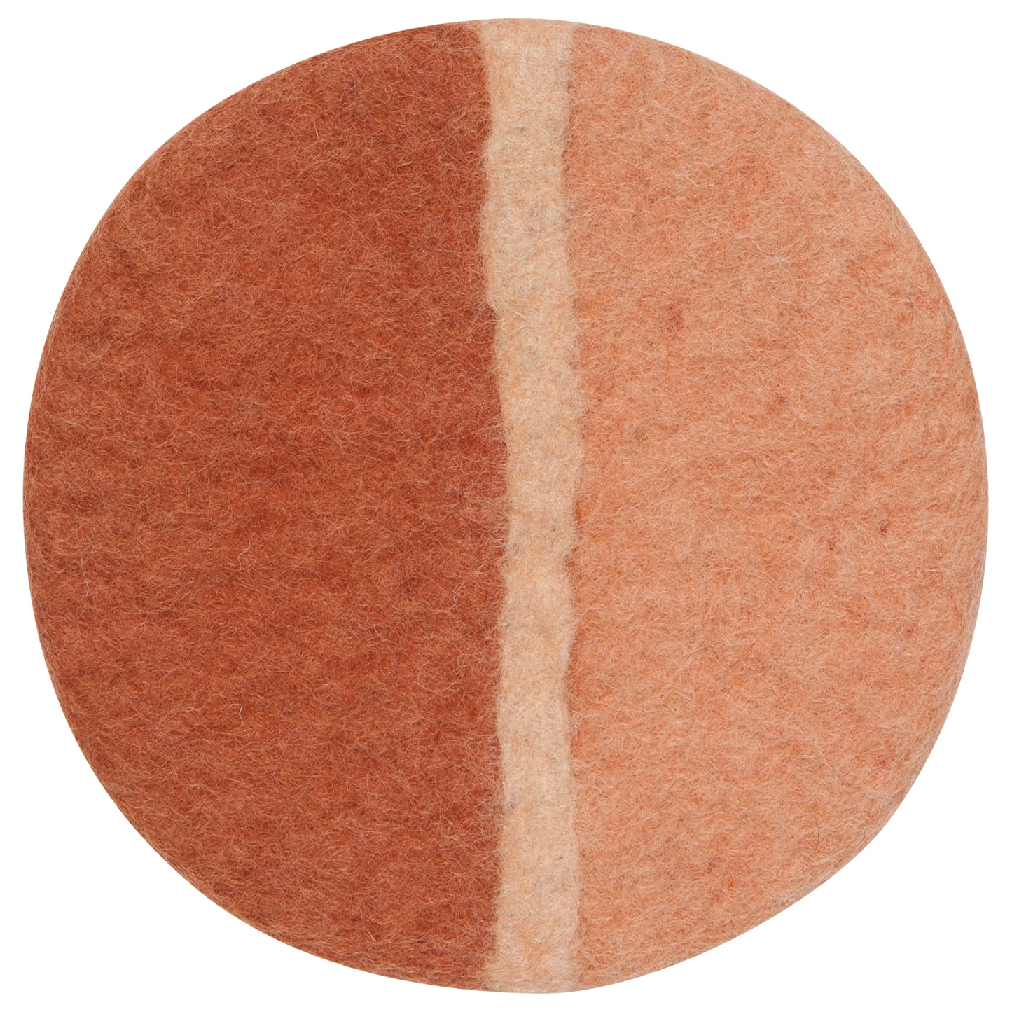 Trivet - Felted Wool 6in - Sienna