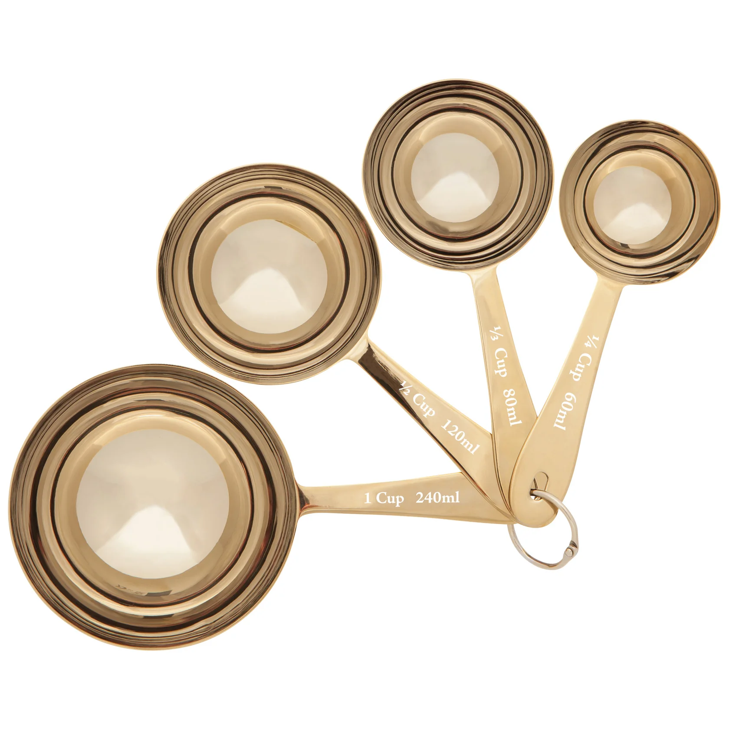 Measuring Cups S/4 - Gold