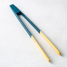 Bamboo Magnetic Toast Tongs (Assorted Colours)