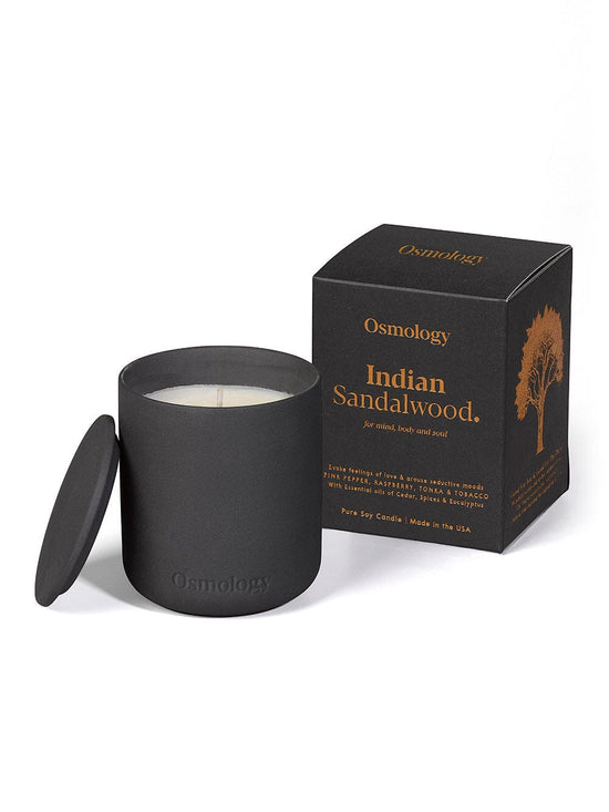 Indian Sandalwood Scented 9.8 oz Candle - Pepper Raspberry and Tonka (40% off at checkout)