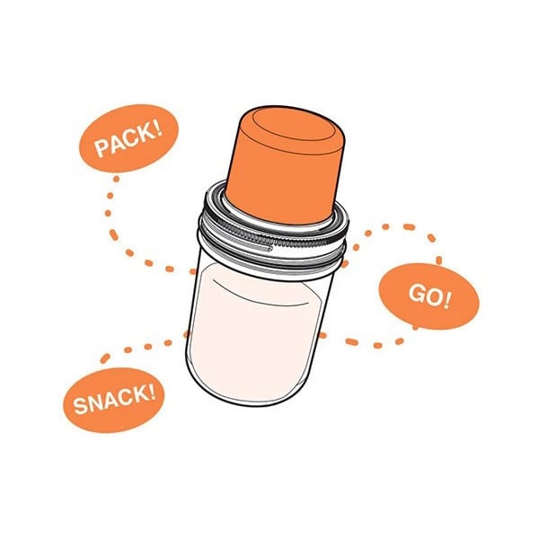 Jarware Regular Mouth - Snack Pack Lid