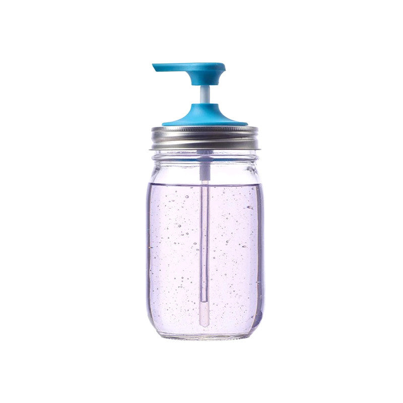 Jarware Regular Mouth - Soap Pump Blue
