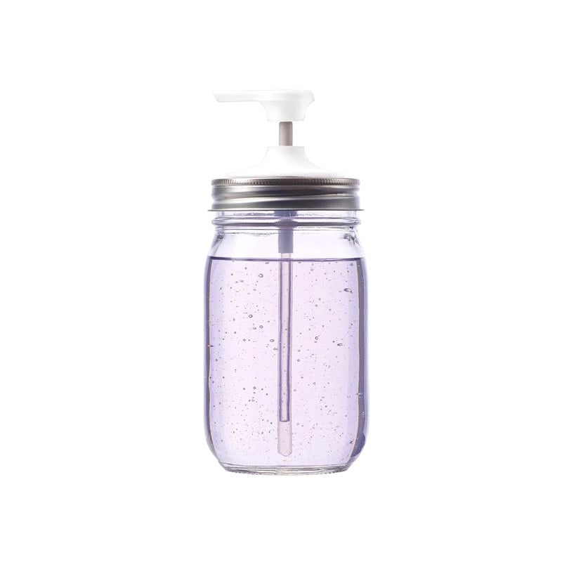 Jarware Regular Mouth - Soap Pump White