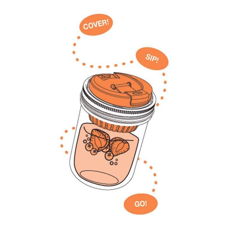 Jarware Wide Mouth - Fruit Infusion Lid