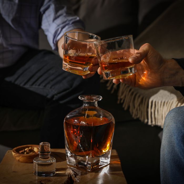 Decanter & Glass Set - Stag Prince