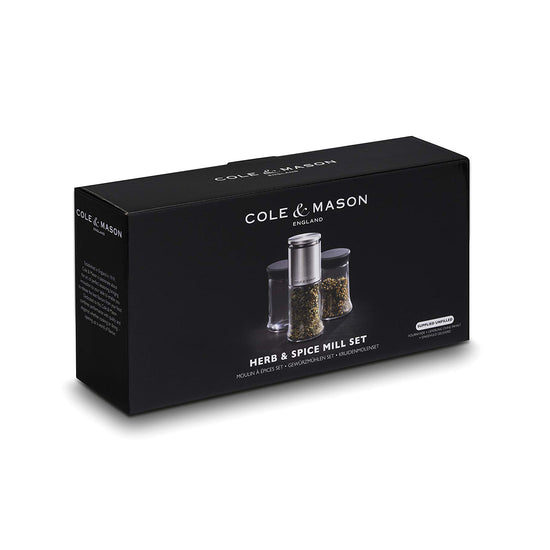 Cole & Mason Kingsley Herb & Spice Mill Set