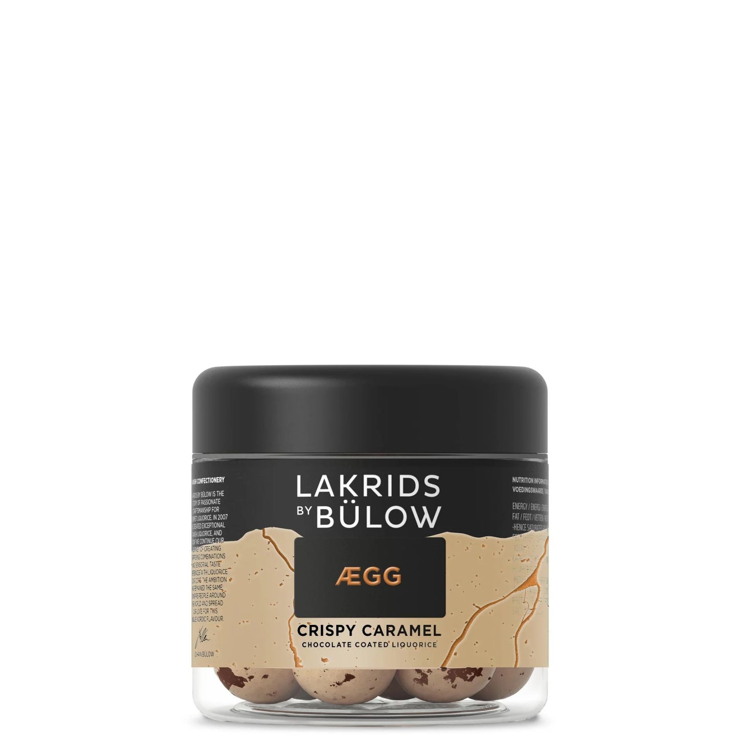 Lakrids by Bülow Crispy Caramel Liquorice Small - 125g