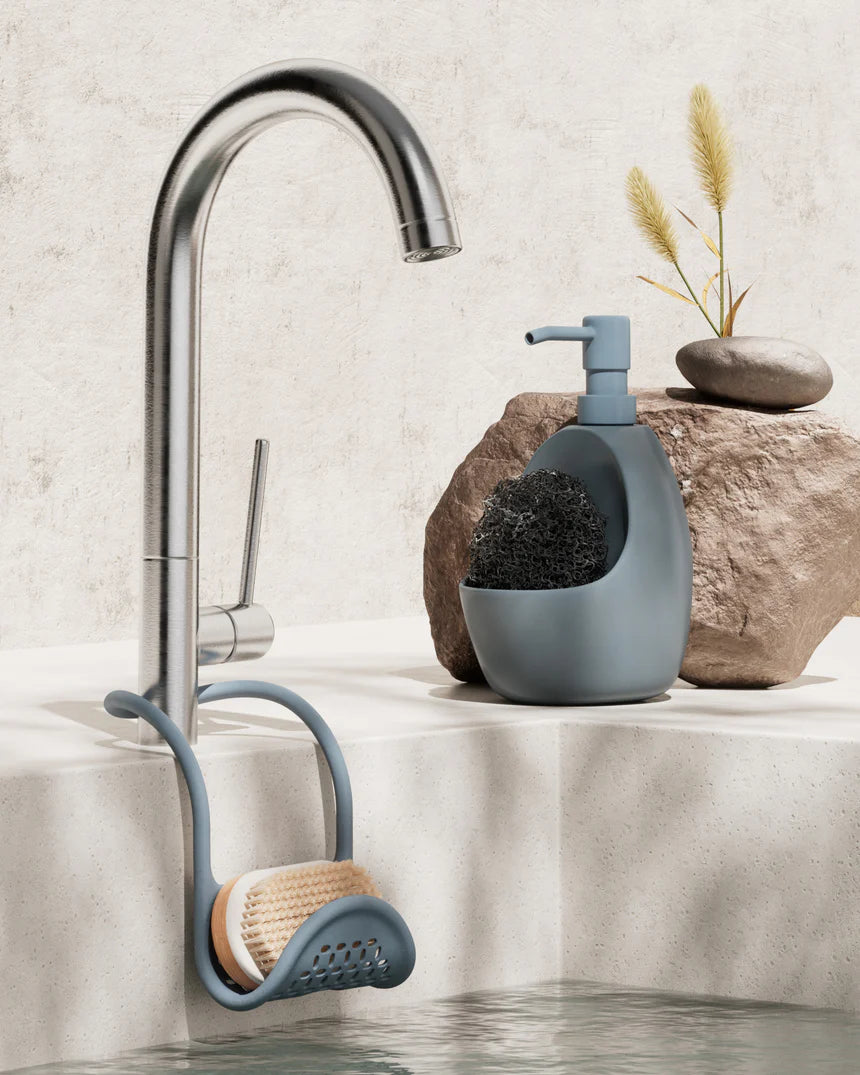 Umbra Sling Sink Caddy - Slate Blue