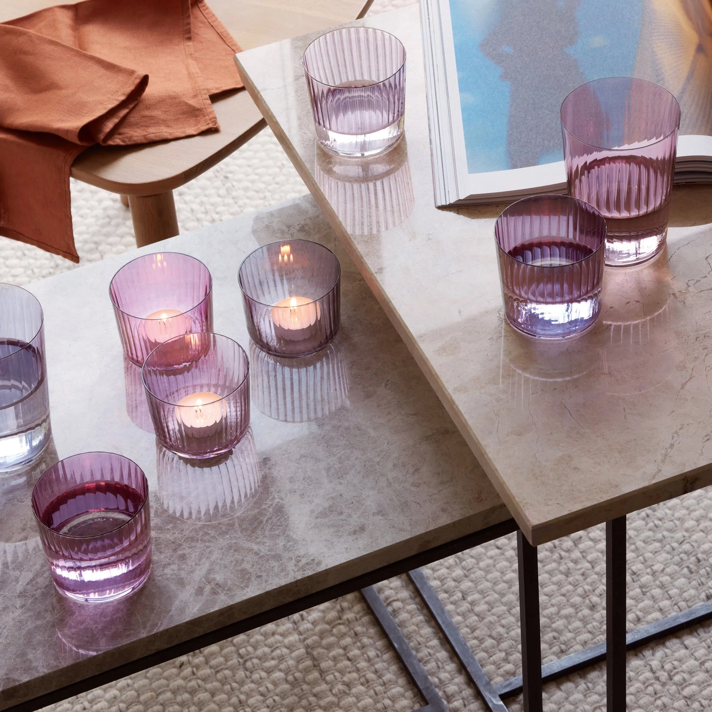 Gems Tumbler 310ml Assorted Garnet S/4 (40% off at checkout)