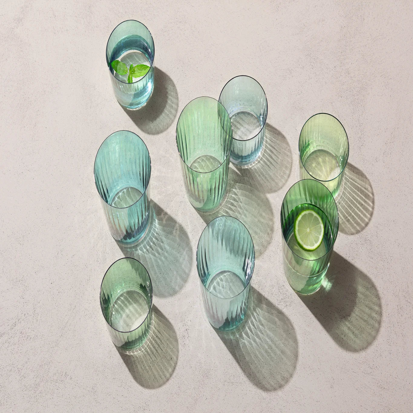 Gems Tumbler 310ml Assorted Jade S/4 (40% off at checkout)