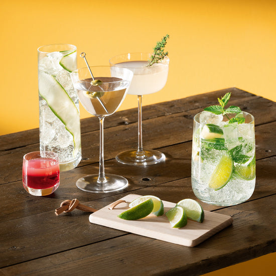 Borough Martini Glass 195ml Clear (set of 4)