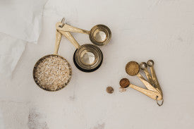 Measuring Spoons S/4 - Gold