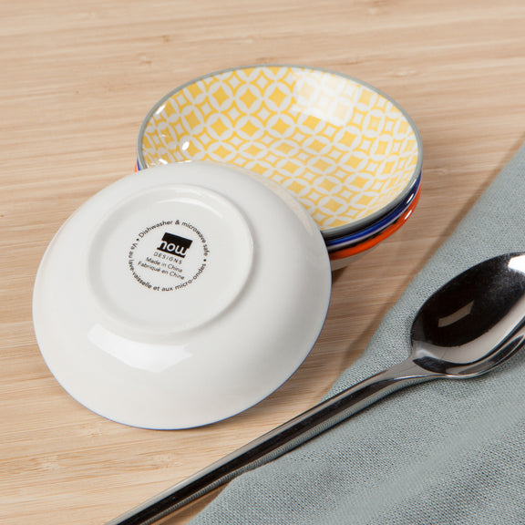 Dip Bowl - Yellow Diamonds