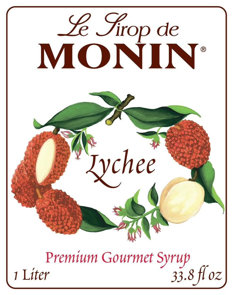 Monin Syrup - Lychee 1 litre