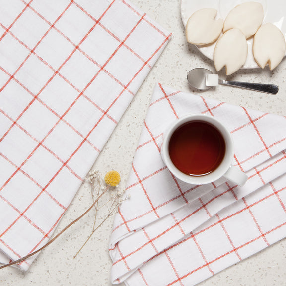 Tea Towel  S2 - Vintage Heirloom Clay
