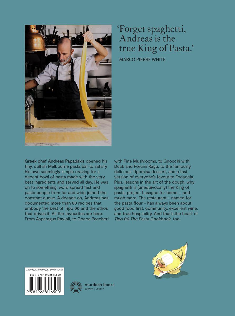 Tipo 00 The Pasta Cookbook: For People Who Love Pasta - Andreas Papadakis
