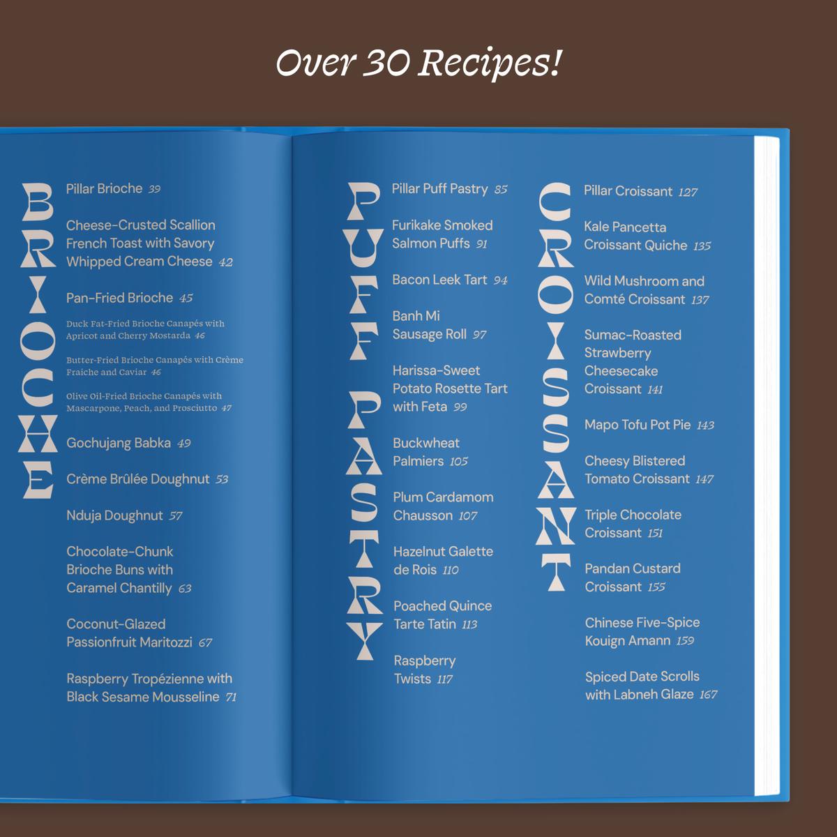 Pastry Temple: Baking with Inspired Flavors (A Pastry Cookbook for Croissant, Brioche, and Puff Pastry) - Christina Wood