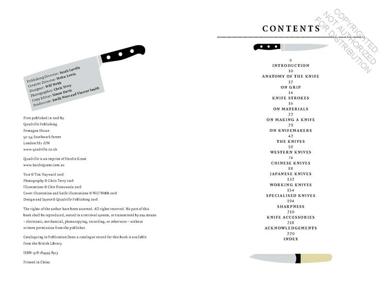Knife: The Culture, Craft And Cult Of The Cook's Knife ***OUT OF PRINT**