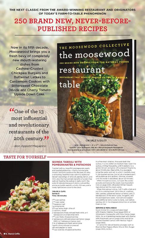 Moosewood Restaurant Table