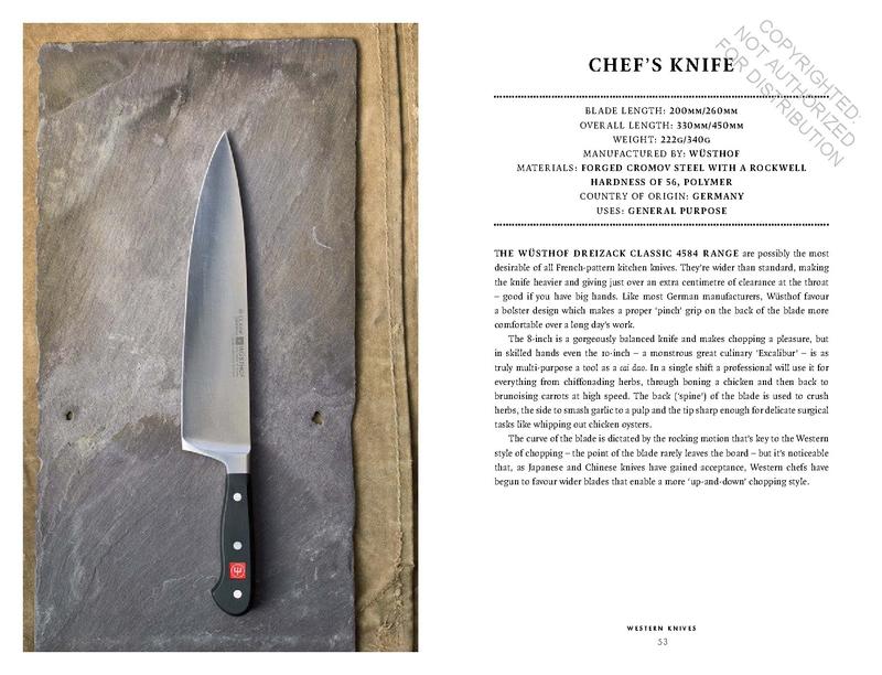 Knife: The Culture, Craft And Cult Of The Cook's Knife ***OUT OF PRINT**