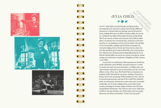 Julia Child Recipe Keeper