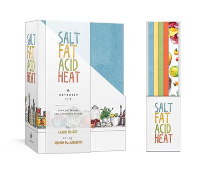 Salt Fat Acid Heat 4 Notebook Set - Samin Nosrat