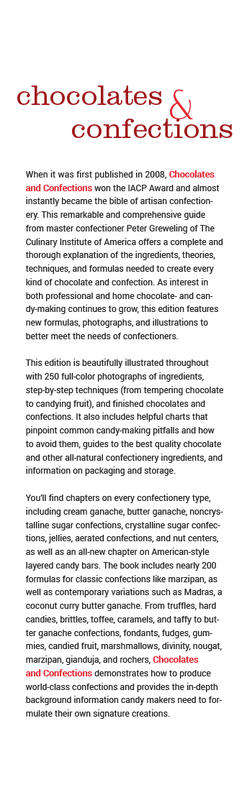 Chocolate & Confections - CIA Peter Greweling