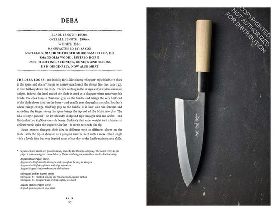 Knife: The Culture, Craft And Cult Of The Cook's Knife ***OUT OF PRINT**