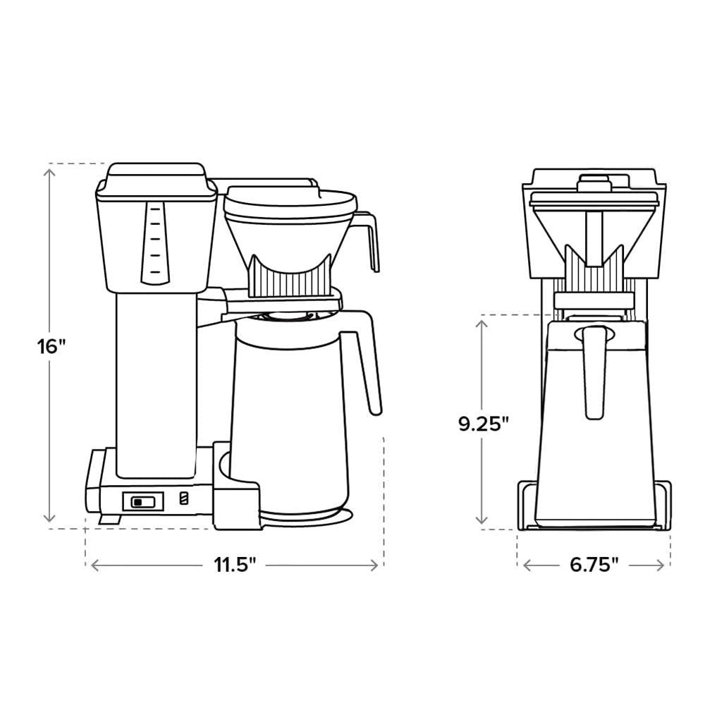Technivorm Moccamaster KBGT Thermal - Stone Grey