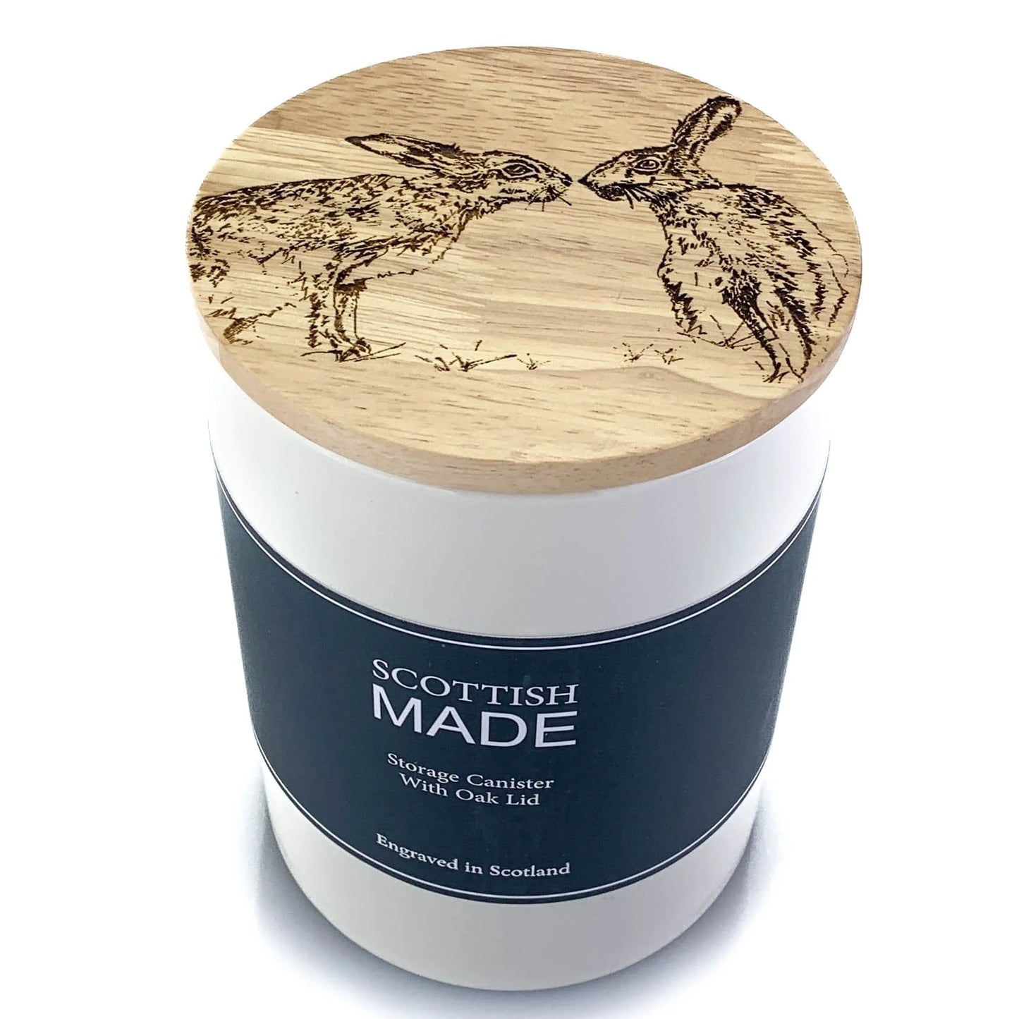 Storage Jar - Medium - Kissing Hare